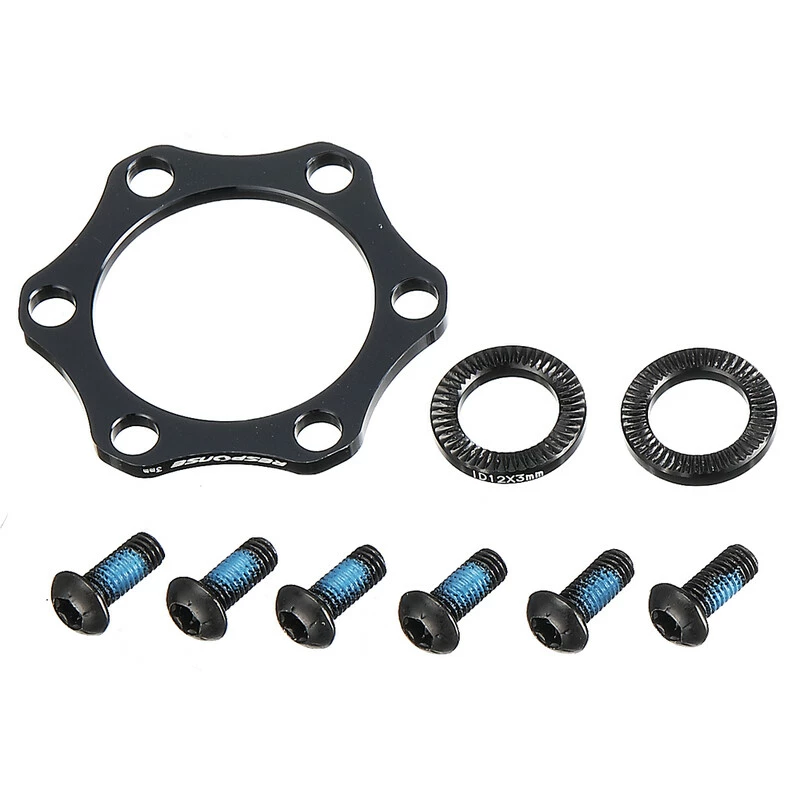 Response Bremsscheiben Adapter, BOOST Alu 6061, OD19mm ID12mm 3mm 2Stk +3mm Disc Spacer Black 2 Response Bremsscheiben Adapter, BOOST Alu 6061, OD19mm ID12mm 3mm 2Stk +3mm Disc Spacer Black
