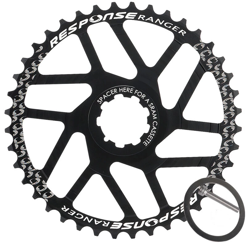 Response Kettenblatt, Sprocket 40T Alu 7075 CNC Inkl. Spacer, Shimano/SRAM Rear, 1x10speed 3 Response Kettenblatt, Sprocket 40T Alu 7075 CNC Inkl. Spacer, Shimano/SRAM Rear, 1x10speed