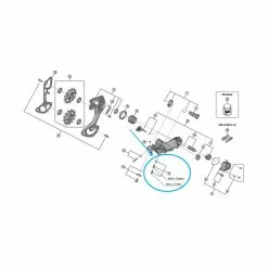 Shimano Anschlagschrauben RD-M9100 Mit Platte