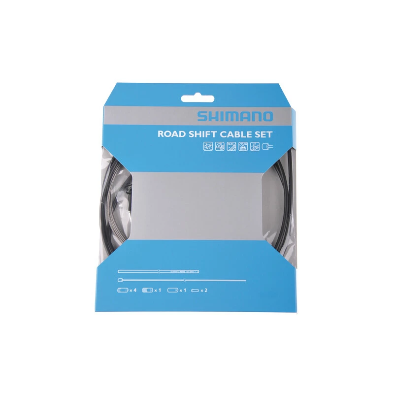 Shimano Schaltzugset RS900 Polymer Rot Blister 3 Shimano Schaltzugset RS900 Polymer Rot Blister