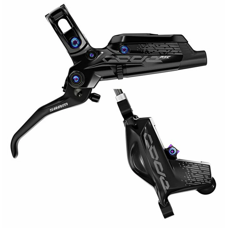 SRAM Code RSC Rear 2000mm, Alu Hebel 4-Kolben Bremssattel Schwarz / Rainbow 3 SRAM Code RSC Rear 2000mm, Alu Hebel 4-Kolben Bremssattel Schwarz / Rainbow