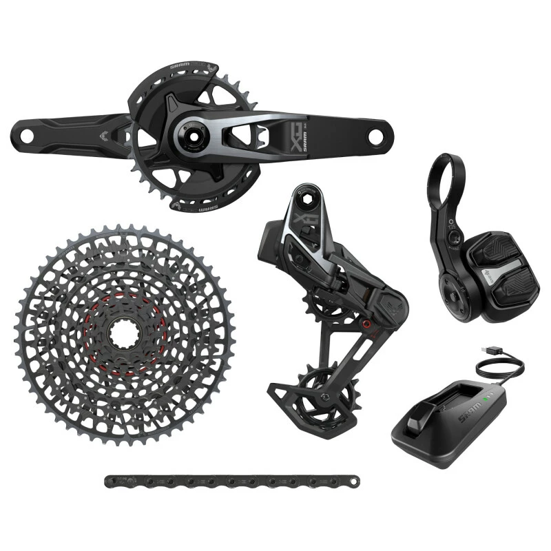SRAM GS X0 Eagle T-Type AXS Groupset 2 175 32Z, RD, Controller, Kette, Kassette 3 SRAM GS X0 Eagle T-Type AXS Groupset 2 175 32Z, RD, Controller, Kette, Kassette