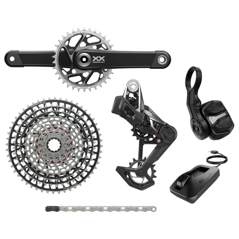 SRAM GS XXX SL Eagle T-Type AXS Groupset 2 175 34Z, RD, Controller, Kette, Kassette 3 SRAM GS XXX SL Eagle T-Type AXS Groupset 2 175 34Z, RD, Controller, Kette, Kassette